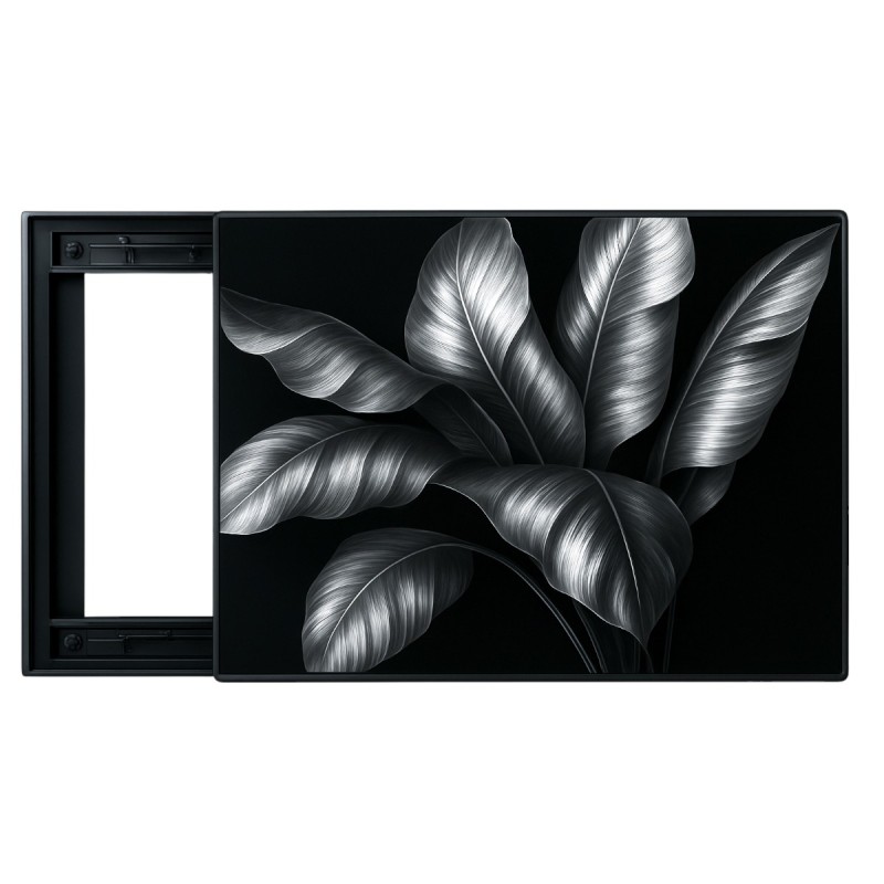 Capac tablou pentru contor electric, Naimeed D7299, mascare tablou electric, design modern si elegant, 40x50x2.8 cm, rama neagra Capac tablou pentru contor electric, Naimeed D7299, mascare tablou electric, design modern si elegant, 40x50x2.8 cm, rama neagra