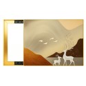 Capac tablou pentru contor electric, Naimeed D7302, mascare tablou electric, design modern si elegant, 50x60x2.8 cm, rama aurie Capac tablou pentru contor electric, Naimeed D7302, mascare tablou electric, design modern si elegant, 50x60x2.8 cm, rama aurie