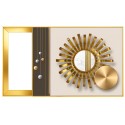 Capac tablou pentru contor electric, Naimeed D7303, mascare tablou electric, design modern si elegant, 50x60x2.8 cm, rama aurie Capac tablou pentru contor electric, Naimeed D7303, mascare tablou electric, design modern si elegant, 50x60x2.8 cm, rama aurie