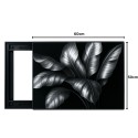 Capac tablou pentru contor electric, Naimeed D7305, mascare tablou electric, design modern si elegant, 50x60x2.8 cm, rama neagra Capac tablou pentru contor electric, Naimeed D7305, mascare tablou electric, design modern si elegant, 50x60x2.8 cm, rama neagra