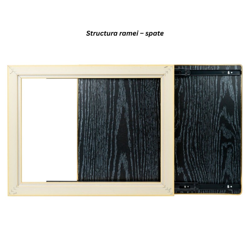 Capac tablou pentru contor electric, Naimeed D7293, mascare tablou electric, design modern si elegant, 40x50x2.8 cm, rama aurie Capac tablou pentru contor electric, Naimeed D7293, mascare tablou electric, design modern si elegant, 40x50x2.8 cm, rama aurie