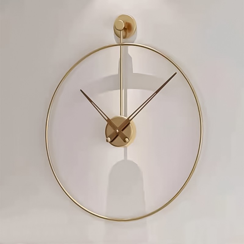 Ceas de perete, stil elegant, Metal, mecanism Silentios, D4165, 60 cm, Auriu Ceas de perete, stil elegant, Metal, mecanism Silentios, D4165, 60 cm, Auriu