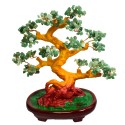 Copacel Feng Shui cu Pietre de Aventurin, Suport Ceramic, Naimeed, D4624-Verde