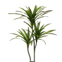 Planta artificiala, Dracaena fara ghiveci, D4278, 140cm, verde/rosu