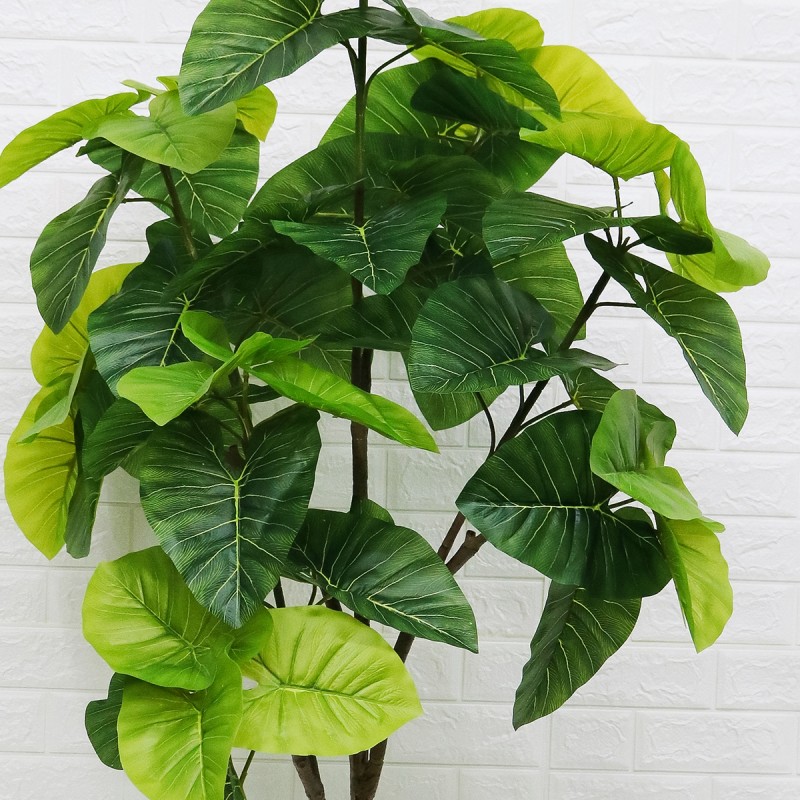 Planta artificiala, Alocasia fara ghiveci, D4290, 165cm, verde Planta artificiala, Alocasia fara ghiveci, D4290, 165cm, verde
