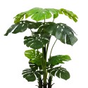 Planta artificiala, Monstera fara ghiveci, 15 frunze, D4292, 150cm, verde