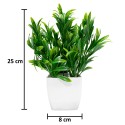 Planta artificiala cu ghiveci, D4872, Verde Planta artificiala cu ghiveci, D4872, Verde