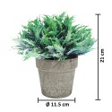 Planta Artificiala cu Ghiveci, D4955, Turcoaz Planta Artificiala cu Ghiveci, D4955, Turcoaz