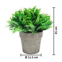 Planta Artificiala cu Ghiveci, D4955, Verde Planta Artificiala cu Ghiveci, D4955, Verde