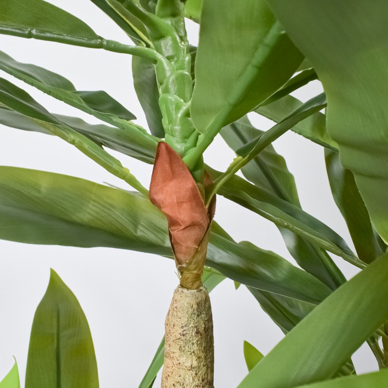 Planta artificiala, Dracaena fara ghiveci, Naimeed D5602, 120x85 cm, Verde