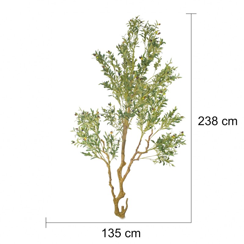 Copac artificial, Maslin fara ghiveci, Naimeed D5607, 238x135 cm, Verde