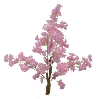 Copac decorativ cu flori artificiale, fara ghiveci, Naimeed D5617, 120x85 cm, Roz Copac decorativ cu flori artificiale, fara ghiveci, Naimeed D5617, 120x85 cm, Roz