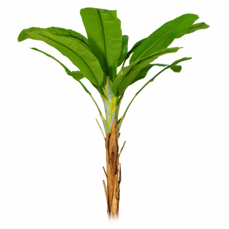 Copac artificial, Banan Musa fara ghiveci, Naimeed D5648, 233x95 cm, Verde