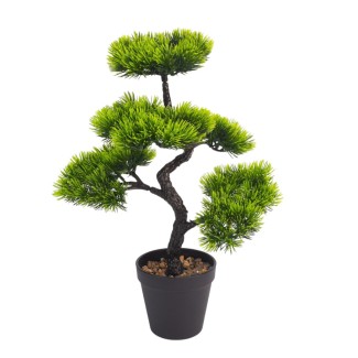 Copac artificial, tip Pin, cu ghiveci, Naimeed D6907, 40x12 cm, Verde