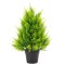 Planta artificiala, tip Thuja, cu ghiveci, Naimeed D6936, 31x10 cm, Verde