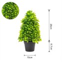 Planta artificiala, tip Buxus, cu ghiveci, Naimeed D6940, 31x10 cm, Verde Planta artificiala, tip Buxus, cu ghiveci, Naimeed D6940, 31x10 cm, Verde