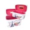 Set 2 Genti pentru cosmetice, Naimeed D269, Paris Albastru