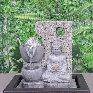 Fantana arteziana, Feng Shui, LED, pompa submersibila, Naimeed D5064, 23x17x29cm Fantana arteziana, Feng Shui, LED, pompa submersibila, Naimeed D5064, 23x17x29cm