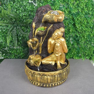 Fantana arteziana, Feng Shui, LED, pompa submersibila, Naimeed D5067, 24x21x38cm Fantana arteziana, Feng Shui, LED, pompa submersibila, Naimeed D5067, 24x21x38cm