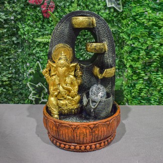 Fantana arteziana, Feng Shui, LED, pompa submersibila, Naimeed D5068, 23x23x39cm Fantana arteziana, Feng Shui, LED, pompa submersibila, Naimeed D5068, 23x23x39cm