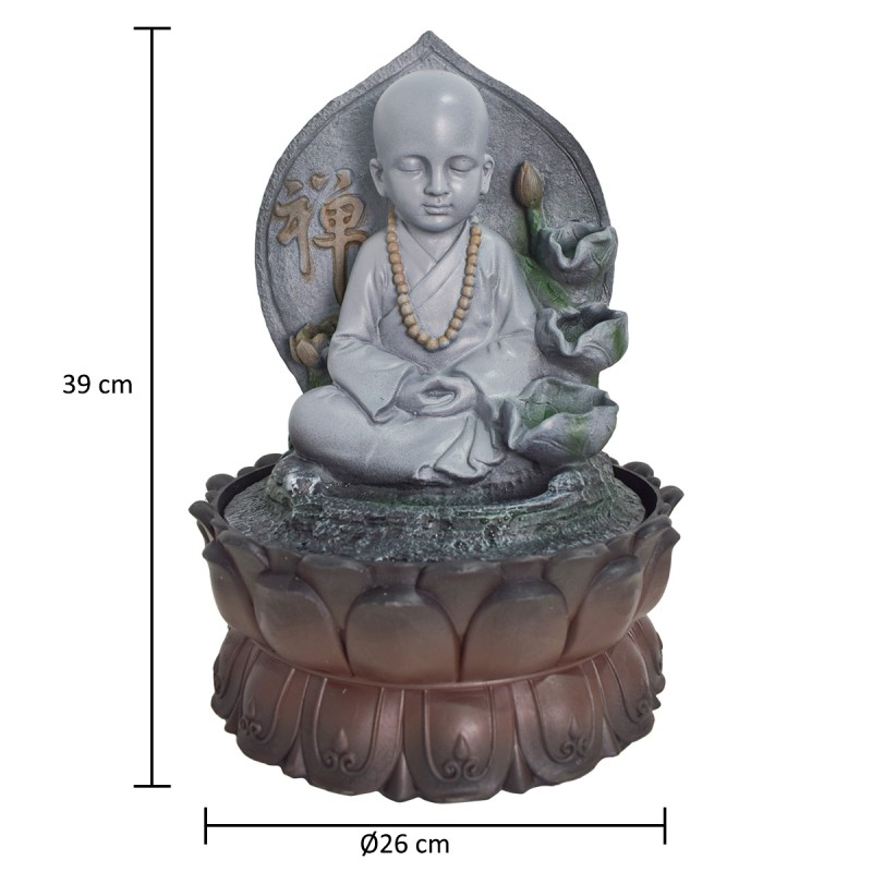 Fantana arteziana, Feng Shui, LED, pompa submersibila, Naimeed D5071, 26x26x39cm Fantana arteziana, Feng Shui, LED, pompa submersibila, Naimeed D5071, 26x26x39cm