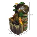 Fantana arteziana, LED, pompa submersibila, Naimeed D5087, 15x11x21cm Fantana arteziana, LED, pompa submersibila, Naimeed D5087, 15x11x21cm