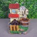 Fantana arteziana, LED, pompa submersibila, Naimeed D5089, 12x12x20cm Fantana arteziana, LED, pompa submersibila, Naimeed D5089, 12x12x20cm