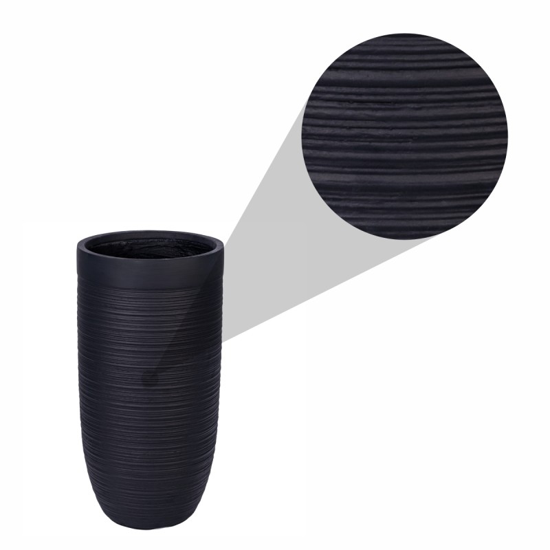 Ghiveci ecologic, Eco-friendly, Naimeed D6339, Mare, din materiale minerale, Negru, 75X41x41cm Ghiveci ecologic, Eco-friendly, Naimeed D6339, Mare, din materiale minerale, Negru, 75X41x41cm