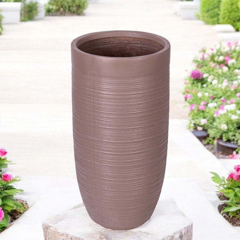 Ghiveci ecologic, Eco-friendly, Naimeed D6340, Mare, din materiale minerale, Maro, 75X41x41cm Ghiveci ecologic, Eco-friendly, Naimeed D6340, Mare, din materiale minerale, Maro, 75X41x41cm