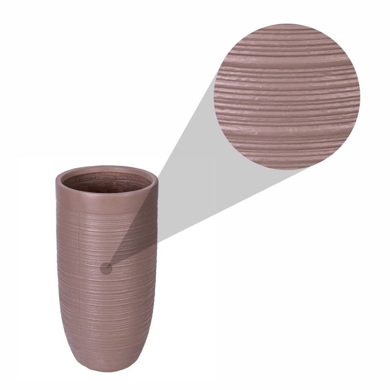 Ghiveci ecologic, Eco-friendly, Naimeed D6340, Mare, din materiale minerale, Maro, 75X41x41cm Ghiveci ecologic, Eco-friendly, Naimeed D6340, Mare, din materiale minerale, Maro, 75X41x41cm