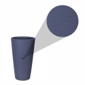 Ghiveci ecologic, Eco-friendly, Naimeed D6341, Mic, din materiale minerale, Gri, 60x30x30cm