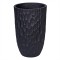 Ghiveci ecologic, Eco-friendly, Naimeed D6343, Mare, din materiale minerale, Negru, 75X43x43cm