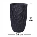 Ghiveci ecologic, Eco-friendly, Naimeed D6343, Mediu, din materiale minerale, Negru, 56x36x36cm Ghiveci ecologic, Eco-friendly, Naimeed D6343, Mediu, din materiale minerale, Negru, 56x36x36cm