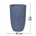 Ghiveci ecologic, Eco-friendly, Naimeed D6344, Mare, din materiale minerale, Gri, 75X43x43cm Ghiveci ecologic, Eco-friendly, Naimeed D6344, Mare, din materiale minerale, Gri, 75X43x43cm