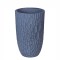 Ghiveci ecologic, Eco-friendly, Naimeed D6344, Mic, din materiale minerale, Gri, 48x30x30cm