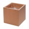 Ghiveci ecologic, Eco-friendly, Naimeed D6345, Mediu, din materiale minerale, Maro, 40x40x40cm