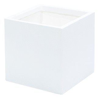 Ghiveci ecologic, Eco-friendly, Naimeed D6346, Mare, din materiale minerale, Alb, 50x50x50cm Ghiveci ecologic, Eco-friendly, Naimeed D6346, Mare, din materiale minerale, Alb, 50x50x50cm