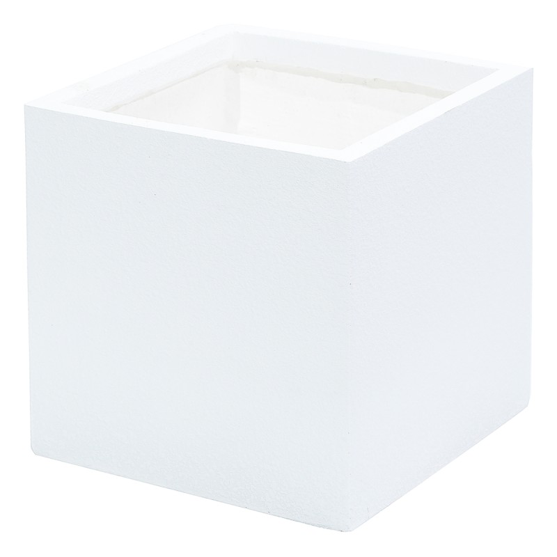 Ghiveci ecologic, Eco-friendly, Naimeed D6346, Mare, din materiale minerale, Alb, 50x50x50cm Ghiveci ecologic, Eco-friendly, Naimeed D6346, Mare, din materiale minerale, Alb, 50x50x50cm