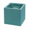 Ghiveci ecologic, Eco-friendly, Naimeed D6347, Mediu, din materiale minerale, Verde, 40x40x40cm