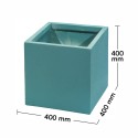 Ghiveci ecologic, Eco-friendly, Naimeed D6347, Mediu, din materiale minerale, Verde, 40x40x40cm Ghiveci ecologic, Eco-friendly, Naimeed D6347, Mediu, din materiale minerale, Verde, 40x40x40cm