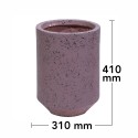 Ghiveci ecologic, Eco-friendly, Naimeed D6351, Mediu, din materiale minerale, Mov, 41x31x31cm Ghiveci ecologic, Eco-friendly, Naimeed D6351, Mediu, din materiale minerale, Mov, 41x31x31cm