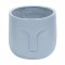 Ghiveci ecologic, Eco-friendly, Naimeed D6354, Mare, din materiale minerale, Gri, 38x34x34cm