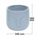 Ghiveci ecologic, Eco-friendly, Naimeed D6354, Mare, din materiale minerale, Gri, 38x34x34cm Ghiveci ecologic, Eco-friendly, Naimeed D6354, Mare, din materiale minerale, Gri, 38x34x34cm