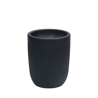 Ghiveci ecologic, Eco-friendly, Naimeed D6359, Mic , din materiale minerale, Alb, 44x32x32cm