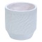 Ghiveci ecologic, Eco-friendly, Naimeed D6360, Mare, din materiale minerale, Alb, 40x39x39cm