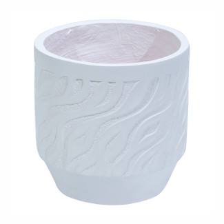 Ghiveci ecologic, Eco-friendly, Naimeed D6360, Mediu, din materiale minerale, Alb, 34x32x32cm Ghiveci ecologic, Eco-friendly, Naimeed D6360, Mediu, din materiale minerale, Alb, 34x32x32cm