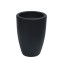 Ghiveci ecologic, Eco-friendly, Naimeed D6363, Mediu, din materiale minerale, Negru, 43x31x31cm