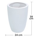 Ghiveci ecologic, Eco-friendly, Naimeed D6364, Mic, din materiale minerale, Alb, 39x24x24cm Ghiveci ecologic, Eco-friendly, Naimeed D6364, Mic, din materiale minerale, Alb, 39x24x24cm