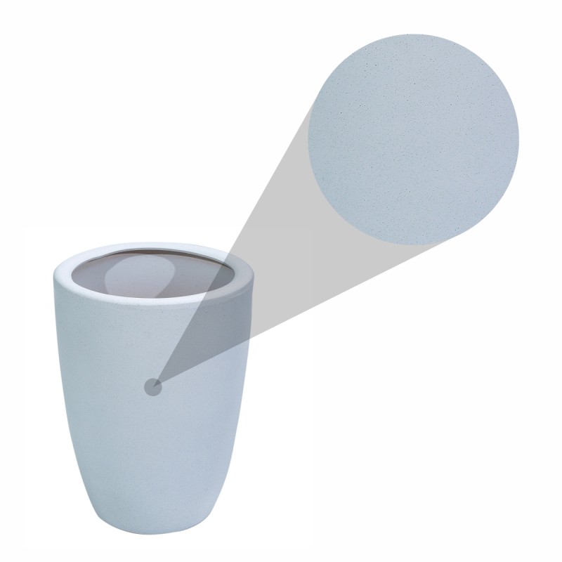 Ghiveci ecologic, Eco-friendly, Naimeed D6365, Mediu, din materiale minerale, Gri, 43x31x31cm Ghiveci ecologic, Eco-friendly, Naimeed D6365, Mediu, din materiale minerale, Gri, 43x31x31cm