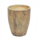 Ghiveci ecologic, Eco-friendly, Naimeed D6371, Mic, din materiale minerale, Maro, 32x26x26cm